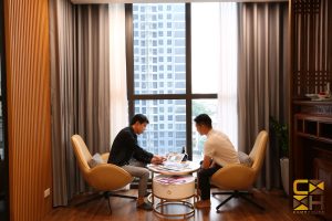 Thi công nội thất gỗ óc chó