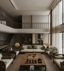 trang trí phòng khách nhà cấp 4 nông thôn