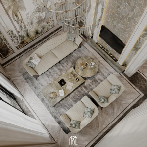 phòng khách tân cổ điển hiện đại