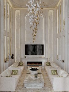 biệt thự 2 tầng tân cổ điển kiểu pháp