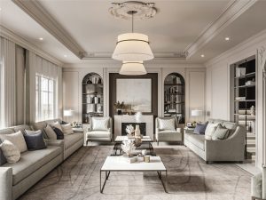 biệt thự 2 tầng tân cổ điển kiểu pháp