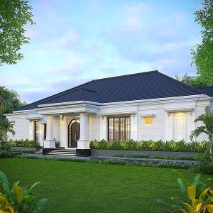 mặt tiền nhà cấp 4 tân cổ điển