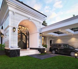 mặt tiền nhà cấp 4 tân cổ điển