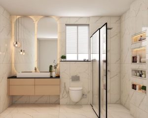 thiết kế phòng tắm nhỏ 1m2