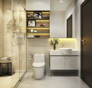 thiết kế phòng tắm nhỏ 1m2