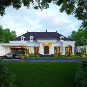 mặt tiền nhà cấp 4 tân cổ điển