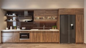 thiết kế nội thất gỗ óc chó