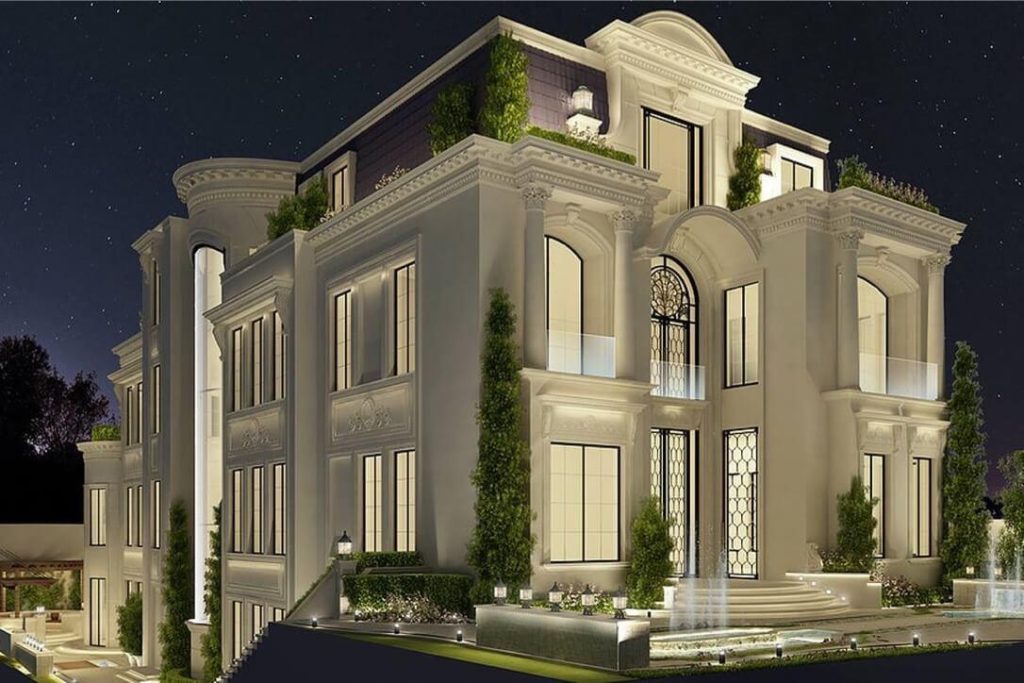 biệt thự tân cổ điển 3 tầng kiểu pháp