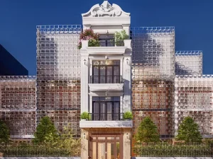 mặt tiền nhà ống tân cổ điển