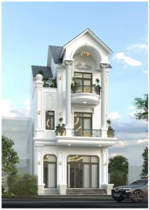 mặt tiền nhà ống tân cổ điển